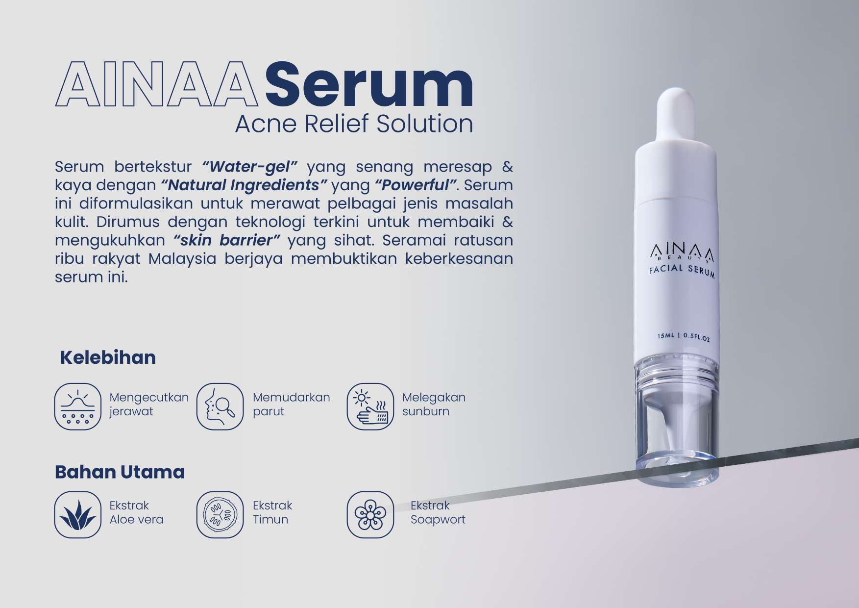 AINAA Serum - Acne Relief Solution